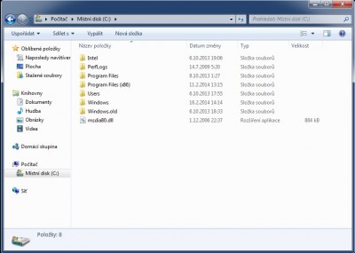 na disku v notebooku mám toto