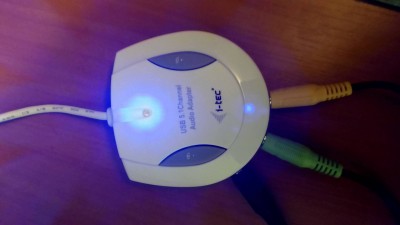 Externí zvukovka - zapojení