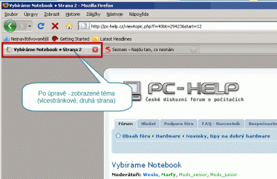 Otevřené téma po...