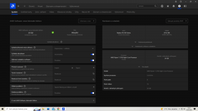 Zde můj hardware pc